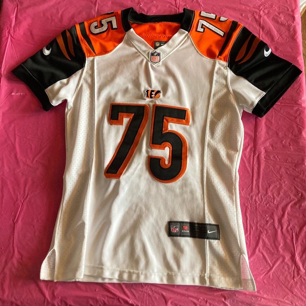 NFL On Field Bengals #75 Devon Still Kids M V-Neck Jersey